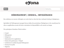 Tablet Screenshot of eyona.com